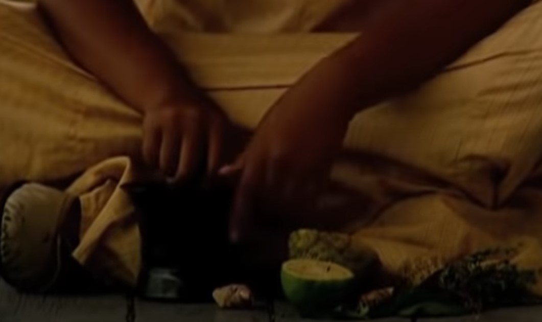 Mary Seacole making cure for ill people