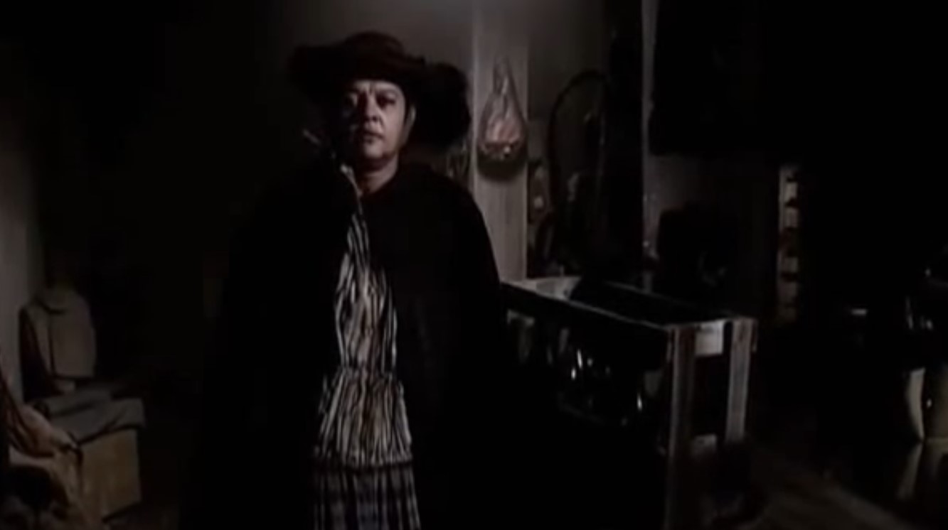 image of Mary Seacole in the dark