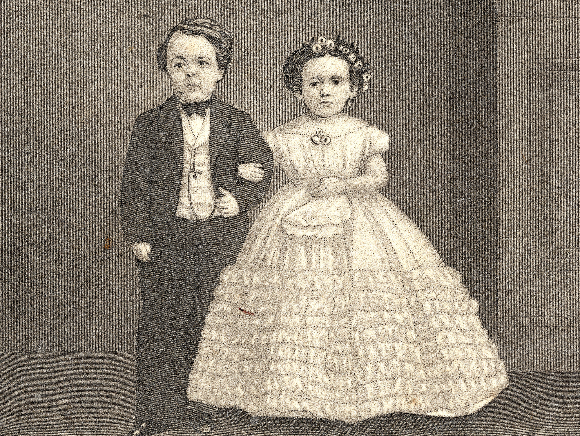 Commodore Nutt & Minnie Warren