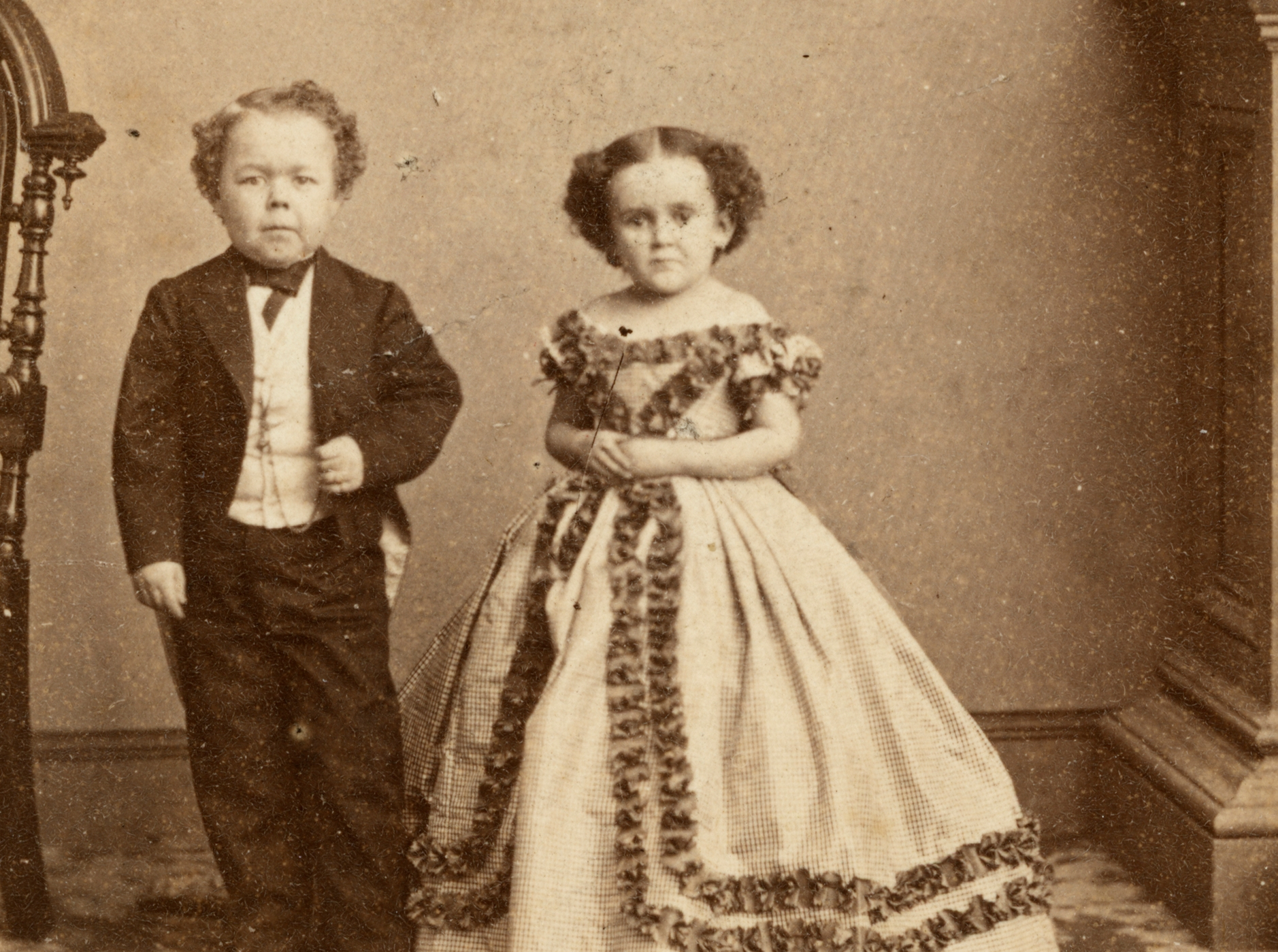 Commodore Nutt and Minnie Warren photo