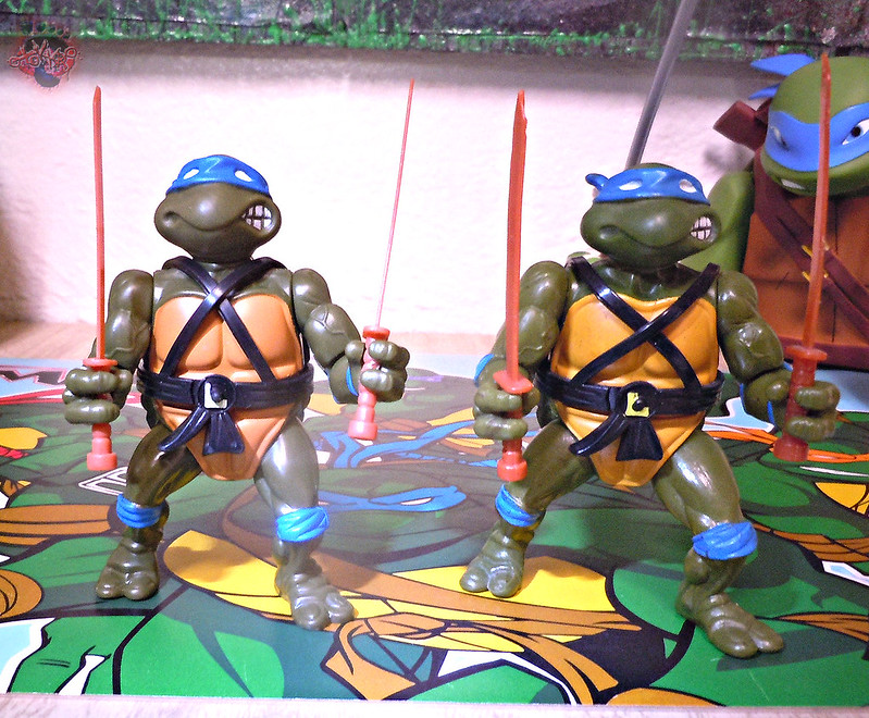 Close Up Photo of vintage teenage mutant ninja turtles