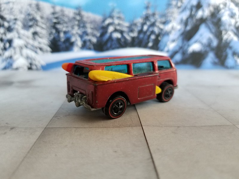 Close Up Photo of Hot Wheels Volkswagen Beach Bomb