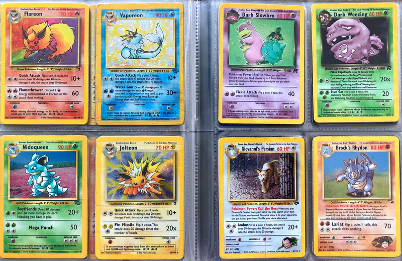 Close Up Photo of Pokemon Card Collection