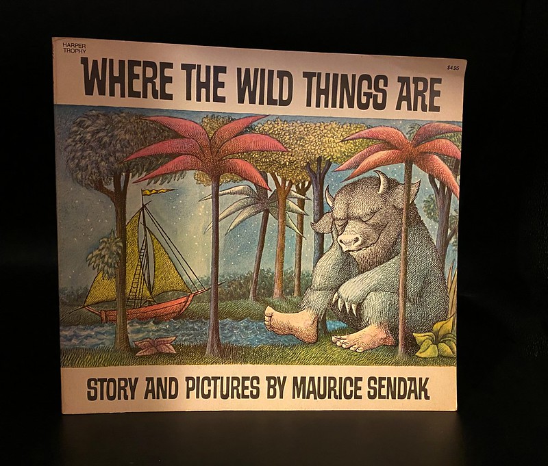 Close Up Photo of Where The Wild Things Are first edition