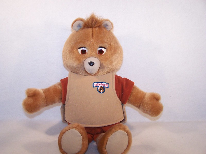 Close Up Photo of Teddy Ruxpin Toy