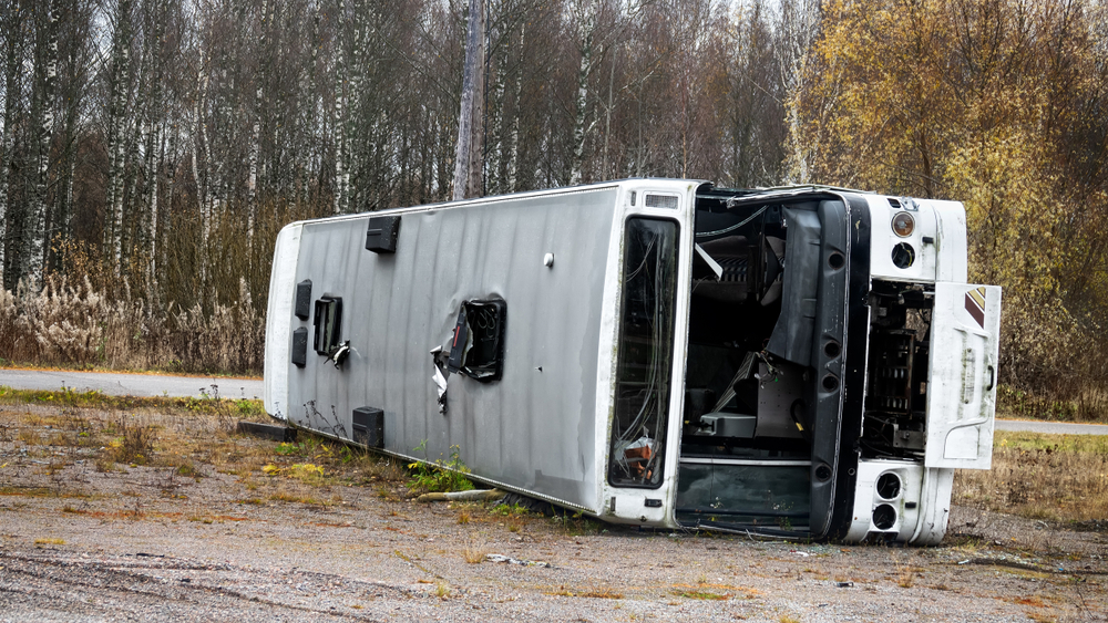 image of Broken bus