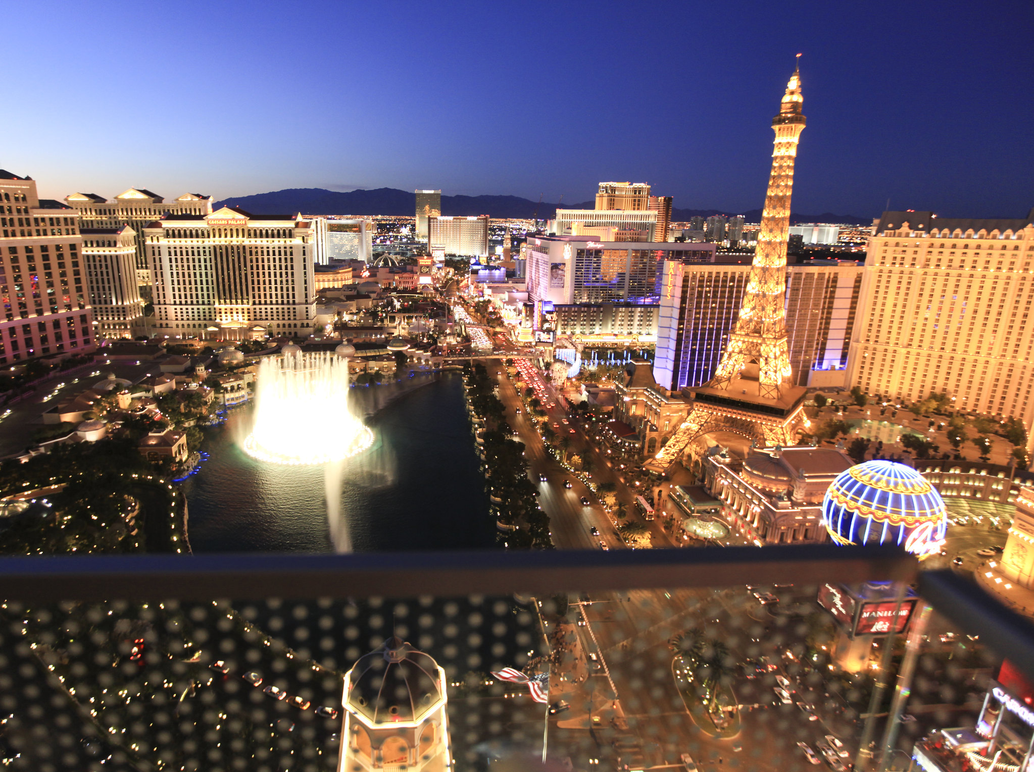 Wraparound Terrace Suite View - The Cosmopolitan of Las Vegas
