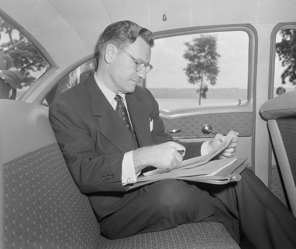 Nelson Rockefeller as Presidential Assistant in Limousine