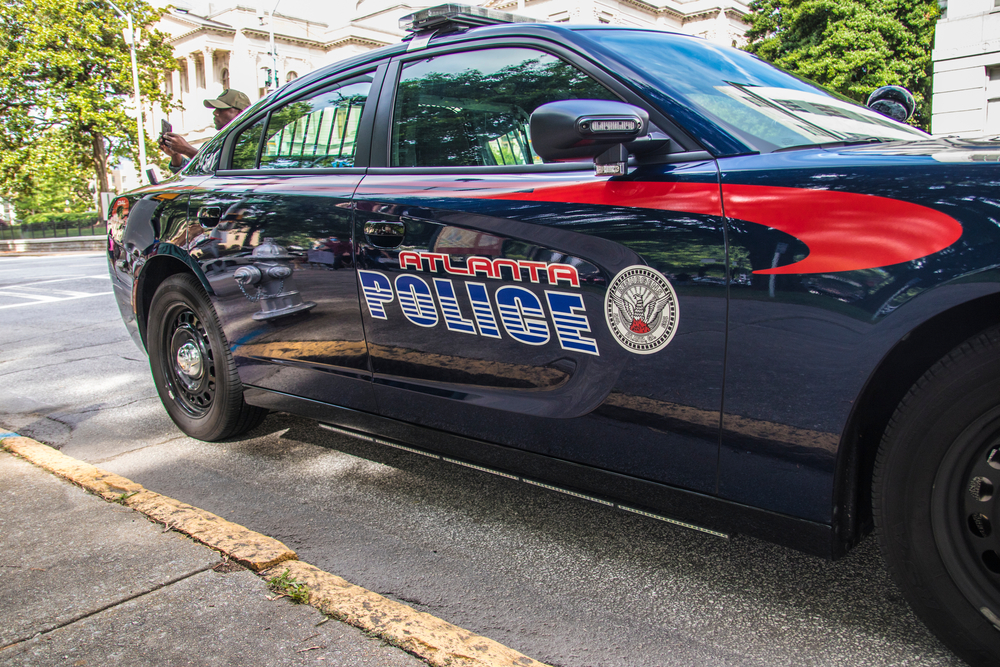 Atlanta Law Enforcement Officer car