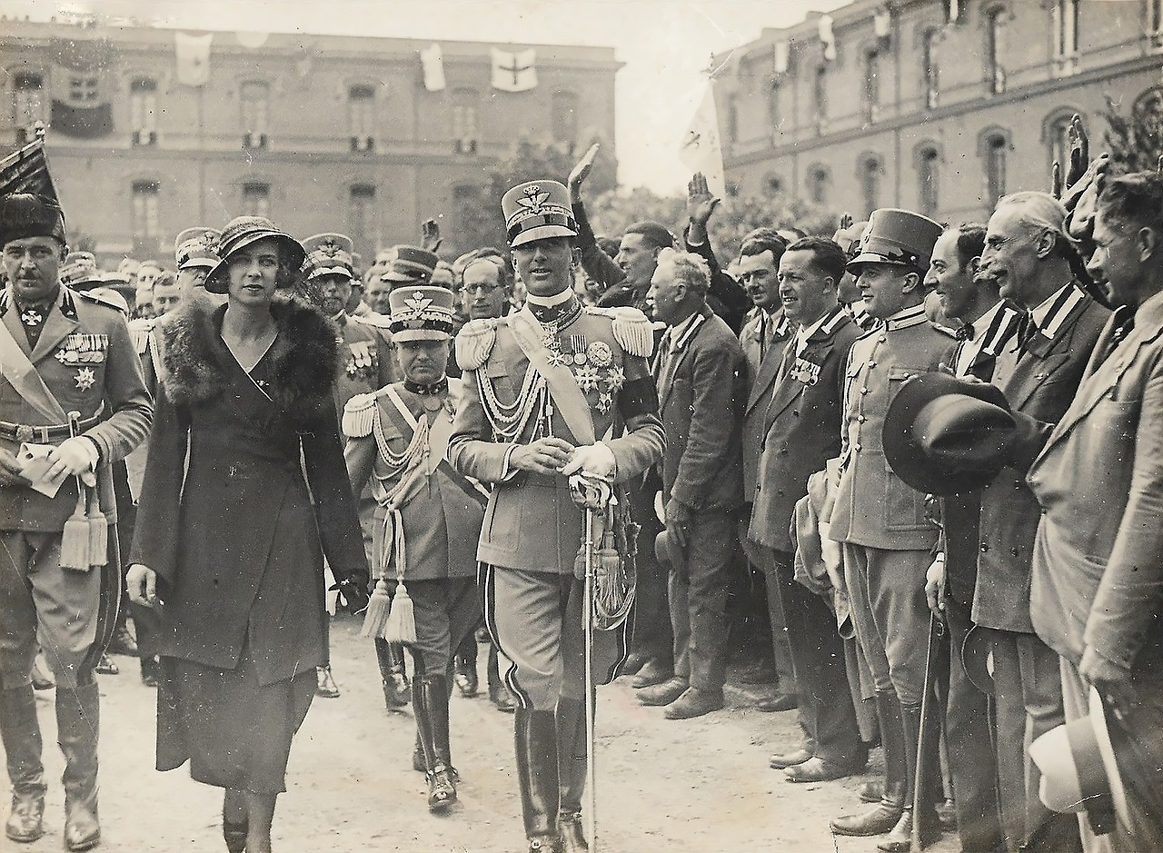 Marie-José of Belgium and husband Umberto II of Italy