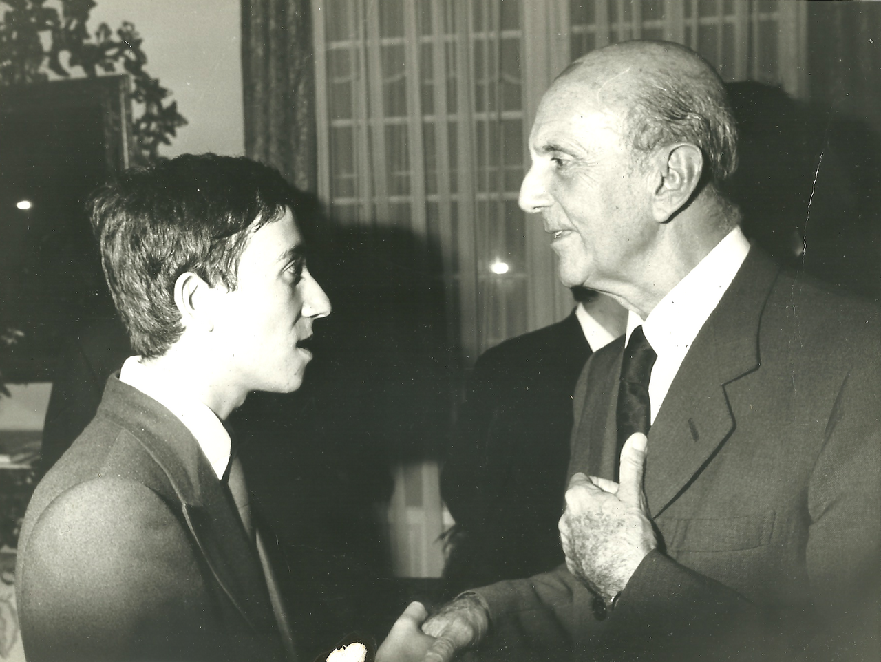 Mr. Parisi with King Umberto II