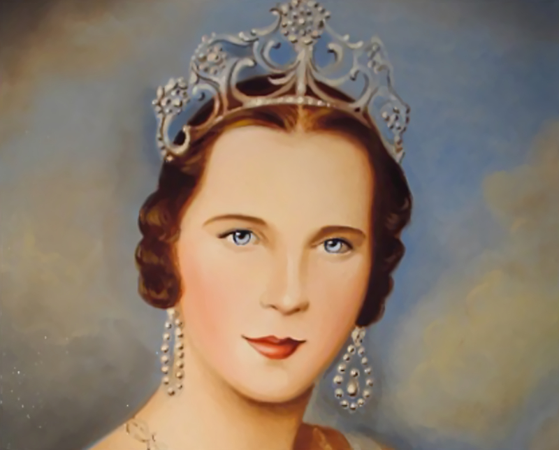 Marie-Jose of Belgium, Queen of Italy portrait