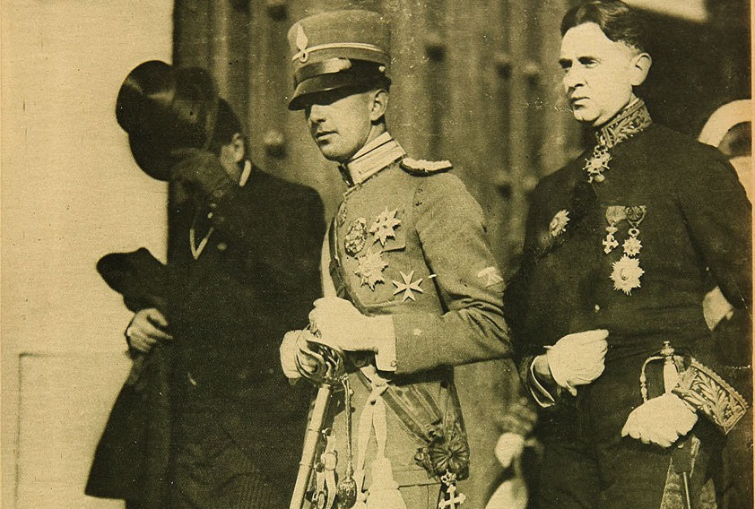 King Umberto II of Italy in uniform 1924
