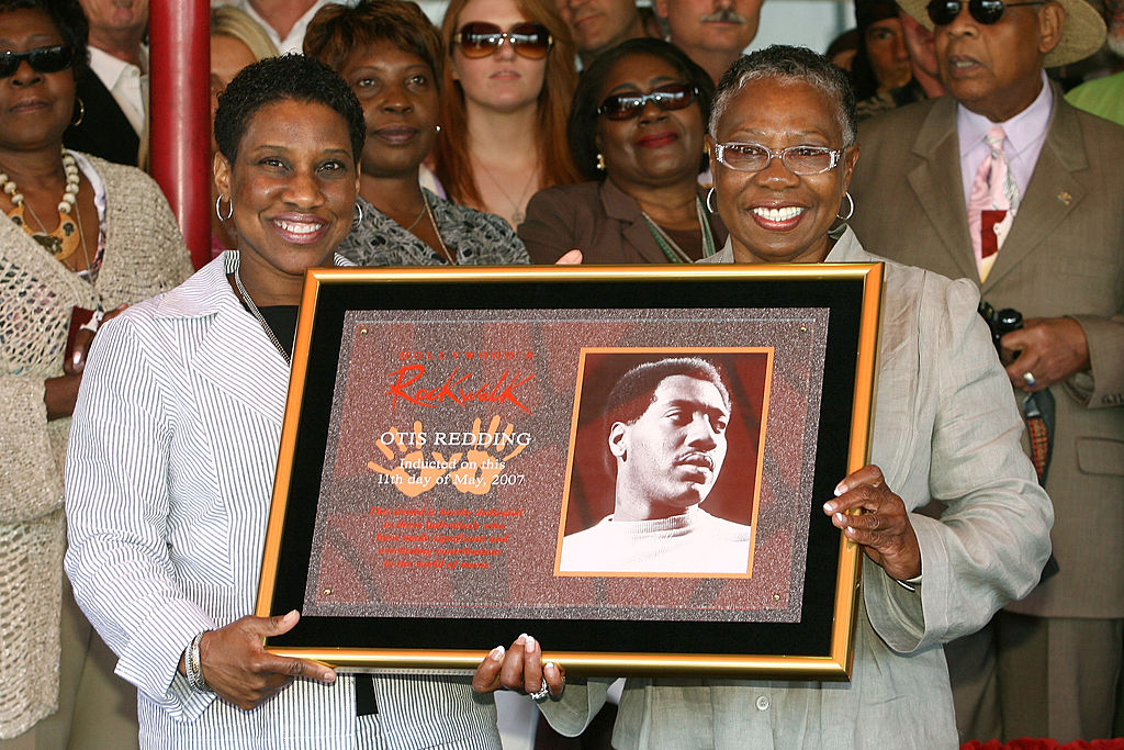 induction of Otis Redding into Hollywood's Rockwalk