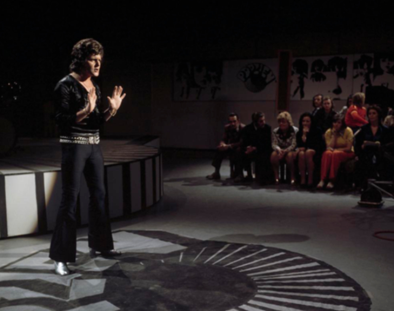 Neil Christian in black