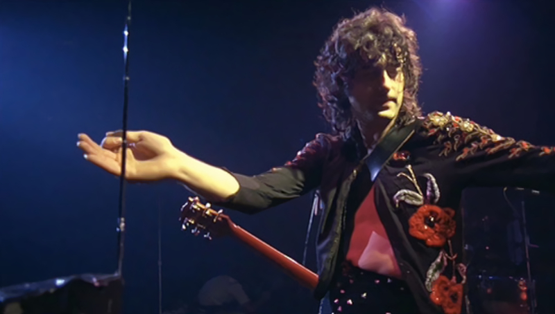 Jimmy Page on stage