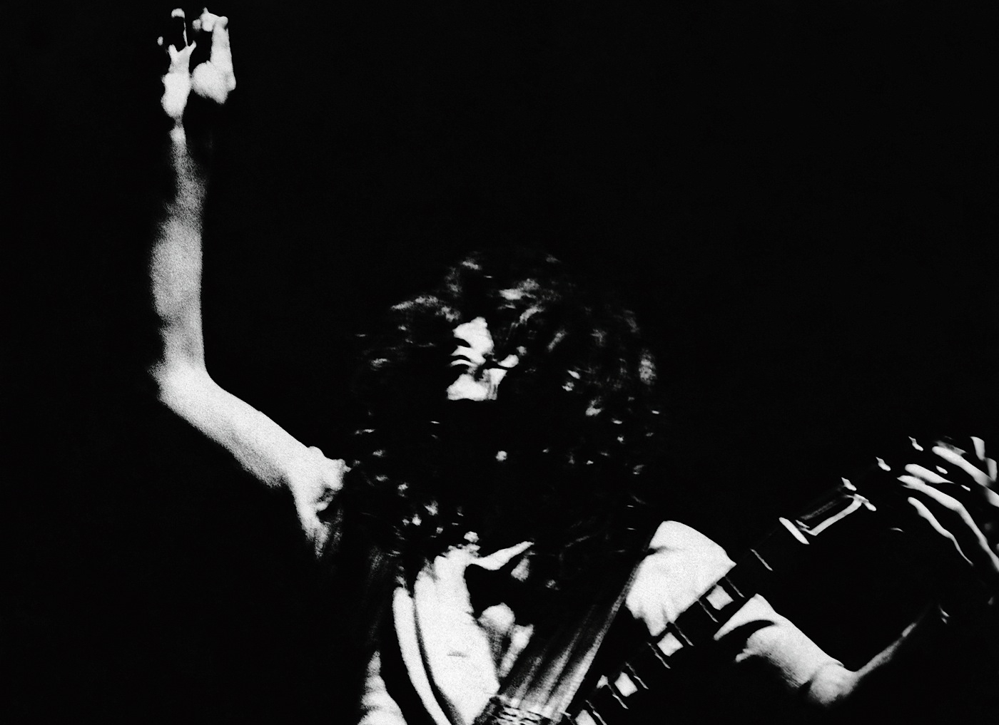 Jimmy Page performing