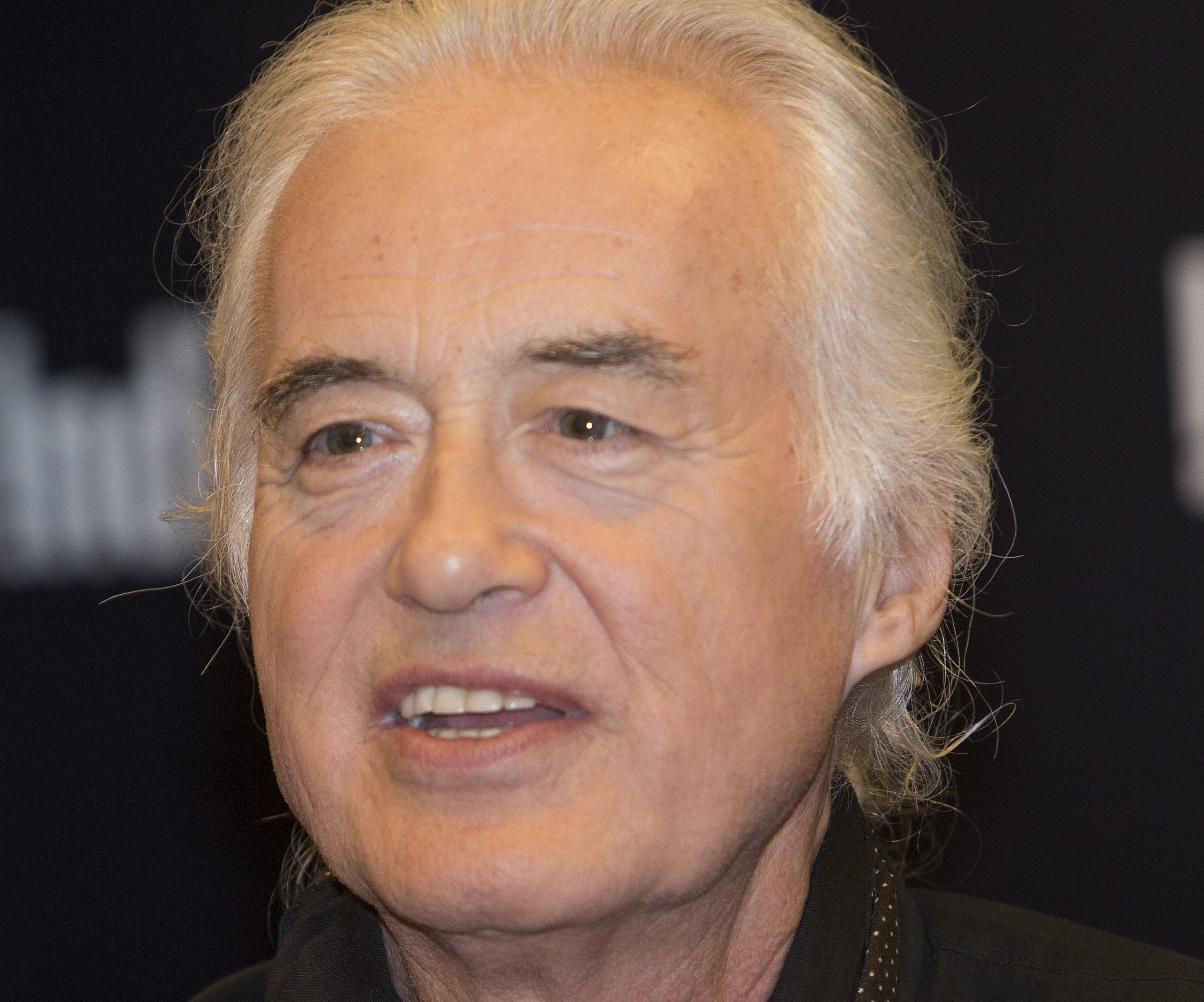 Jimmy Page in black
