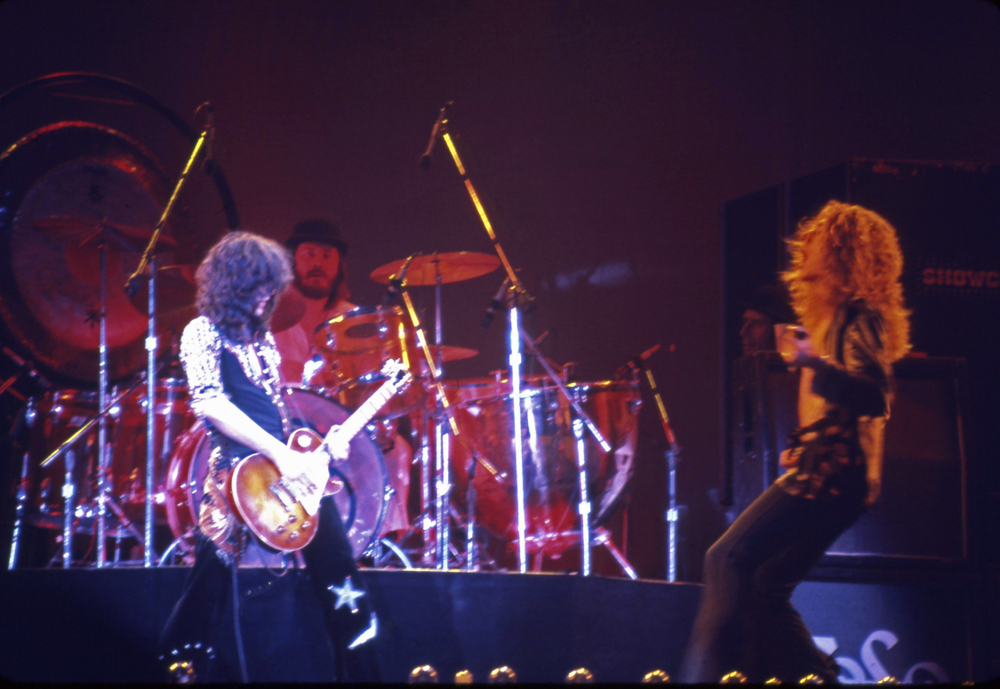 Led Zeppelin perform at Nassau Coliseum
