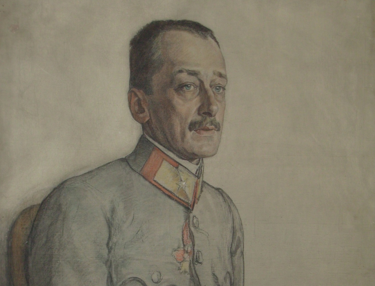 Portrait of Count Ottokar Von Czernin at peace conference.