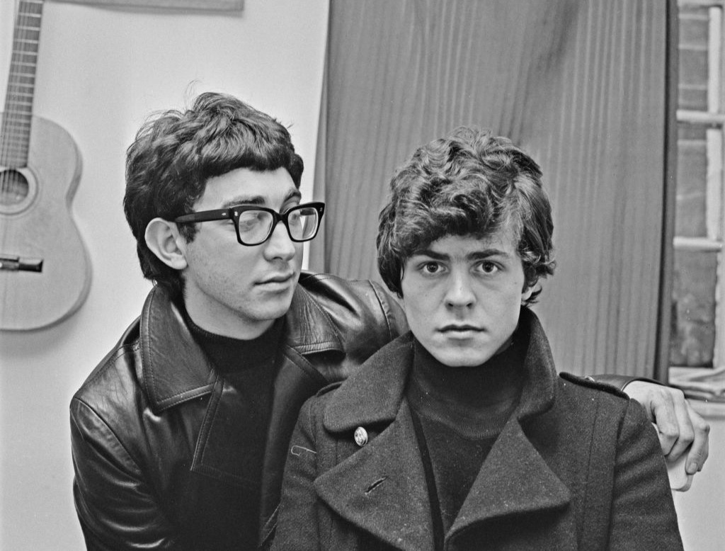 Marc Bolan with his manager