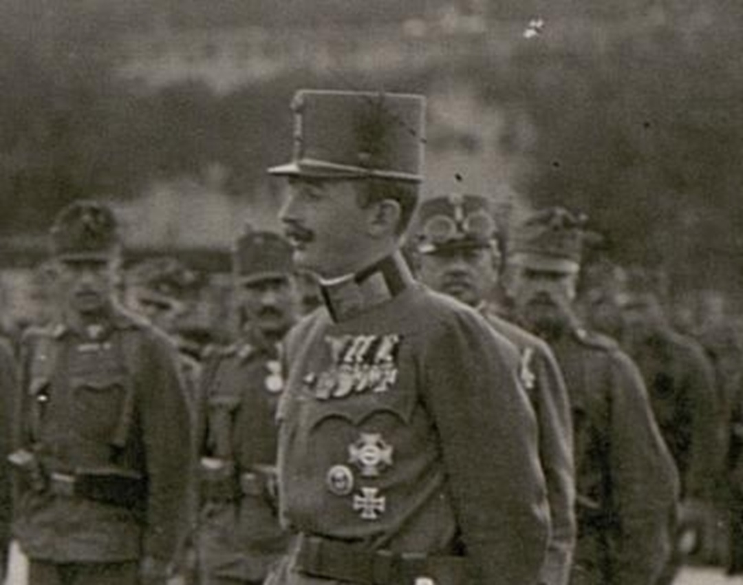 Portrait of Charles I Of Austria outside - between 1916/18