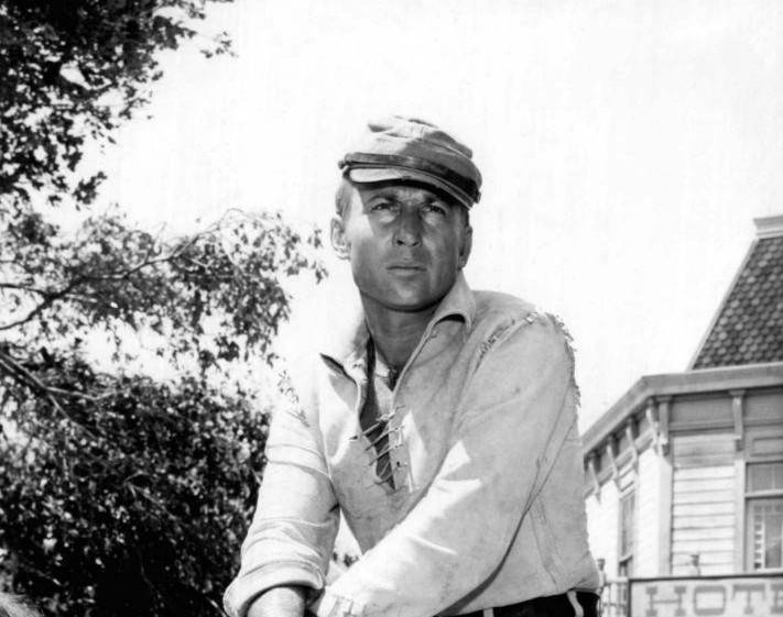 Grayscale Portrait Photo of Nick Adams