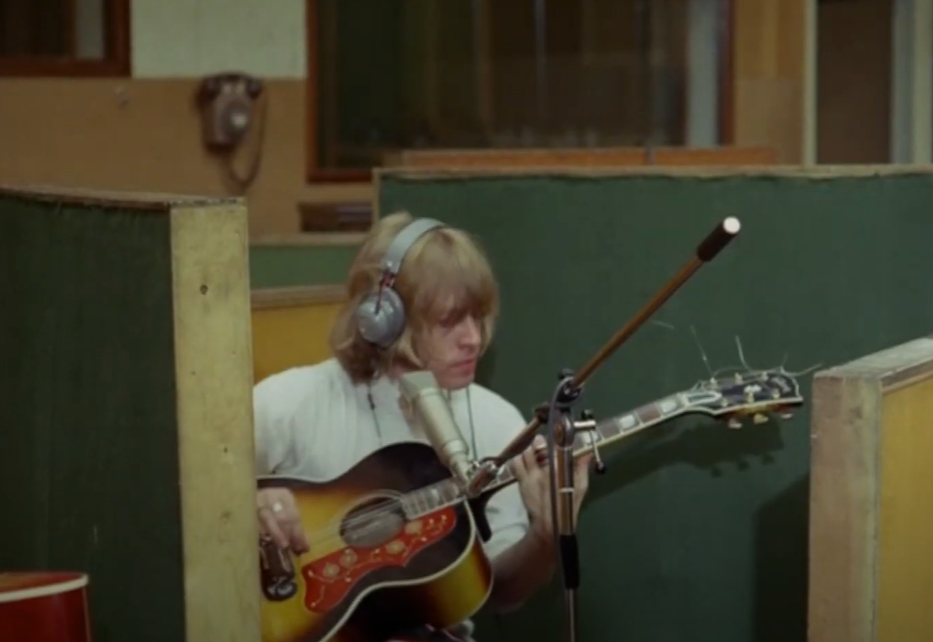 image of brian jones playing guitar