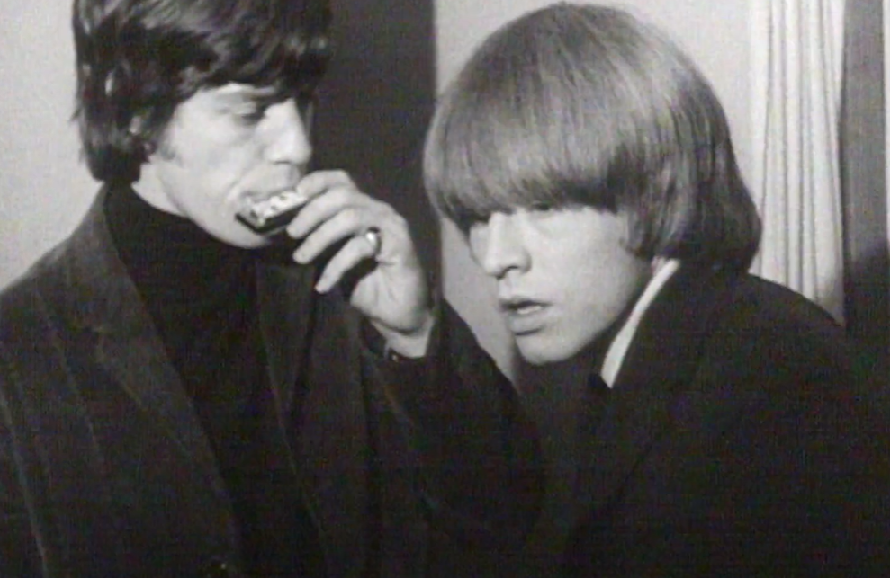 image of a Brian jones and other band member