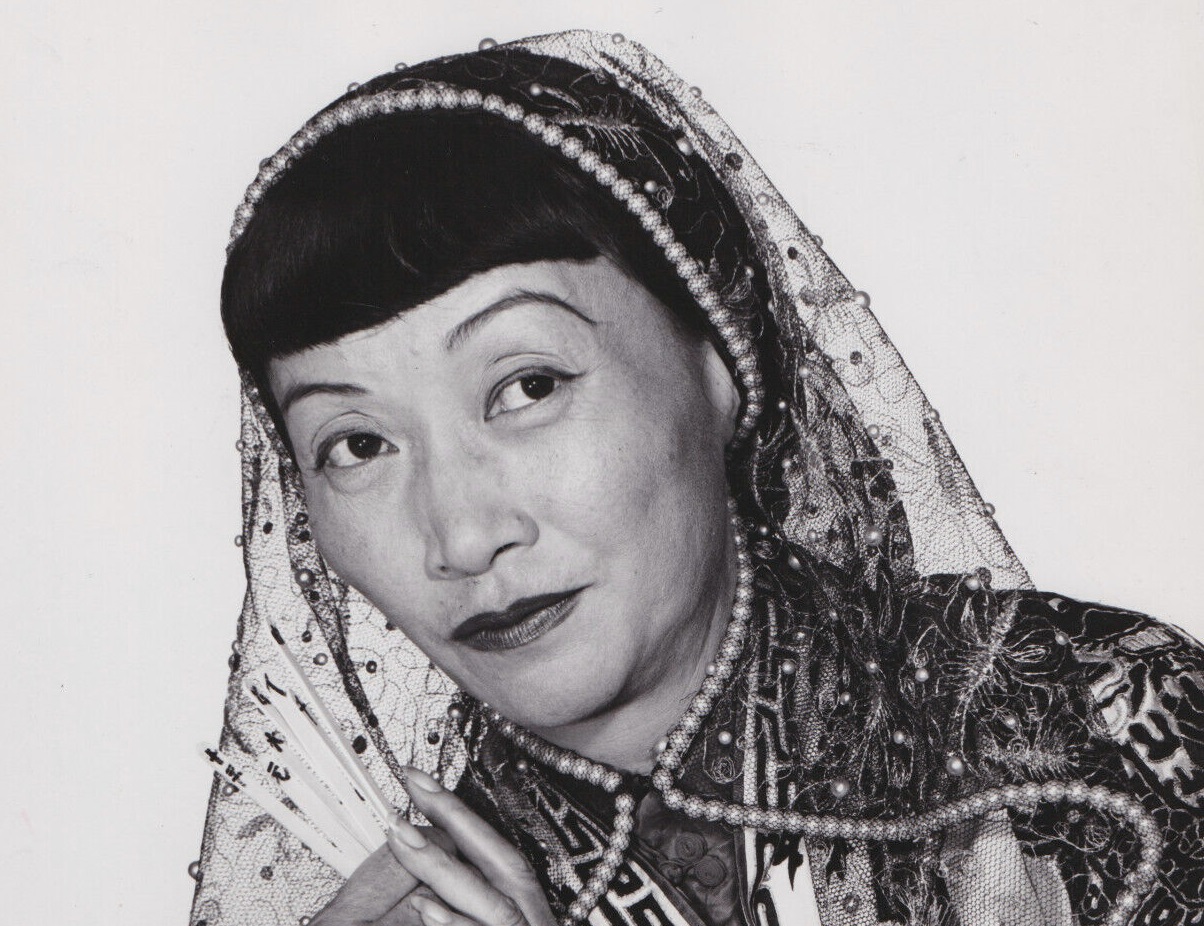 Press Photo Of Anna May Wong - 1956