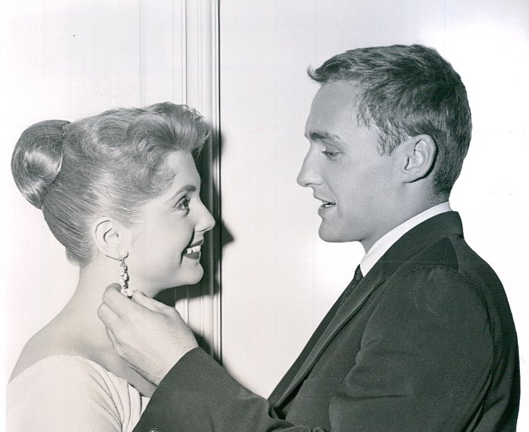 Dennis Hopper & Karen Sharpe - Conflict Tv Promotional Photograph (1957)