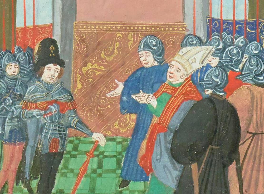 Edmond Beaufort and envoys from Rouen