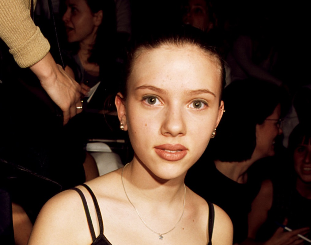 Scarlett Johansson at the Betsey Johnson Show in New York 7th on 6th, March 3 1998