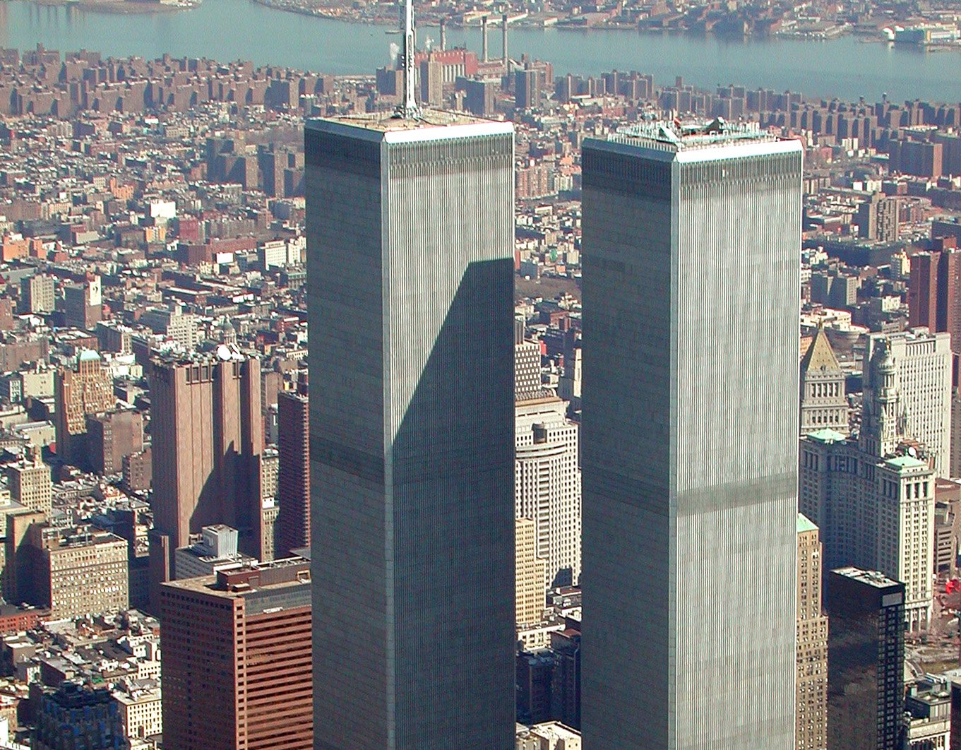 Aerial View of World Trade Center, New York City