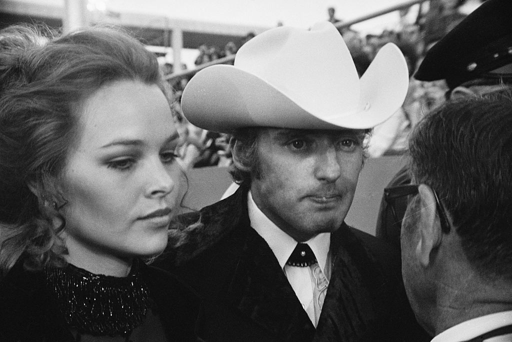 Dennis Hopper and Fiancee Michelle Phillips