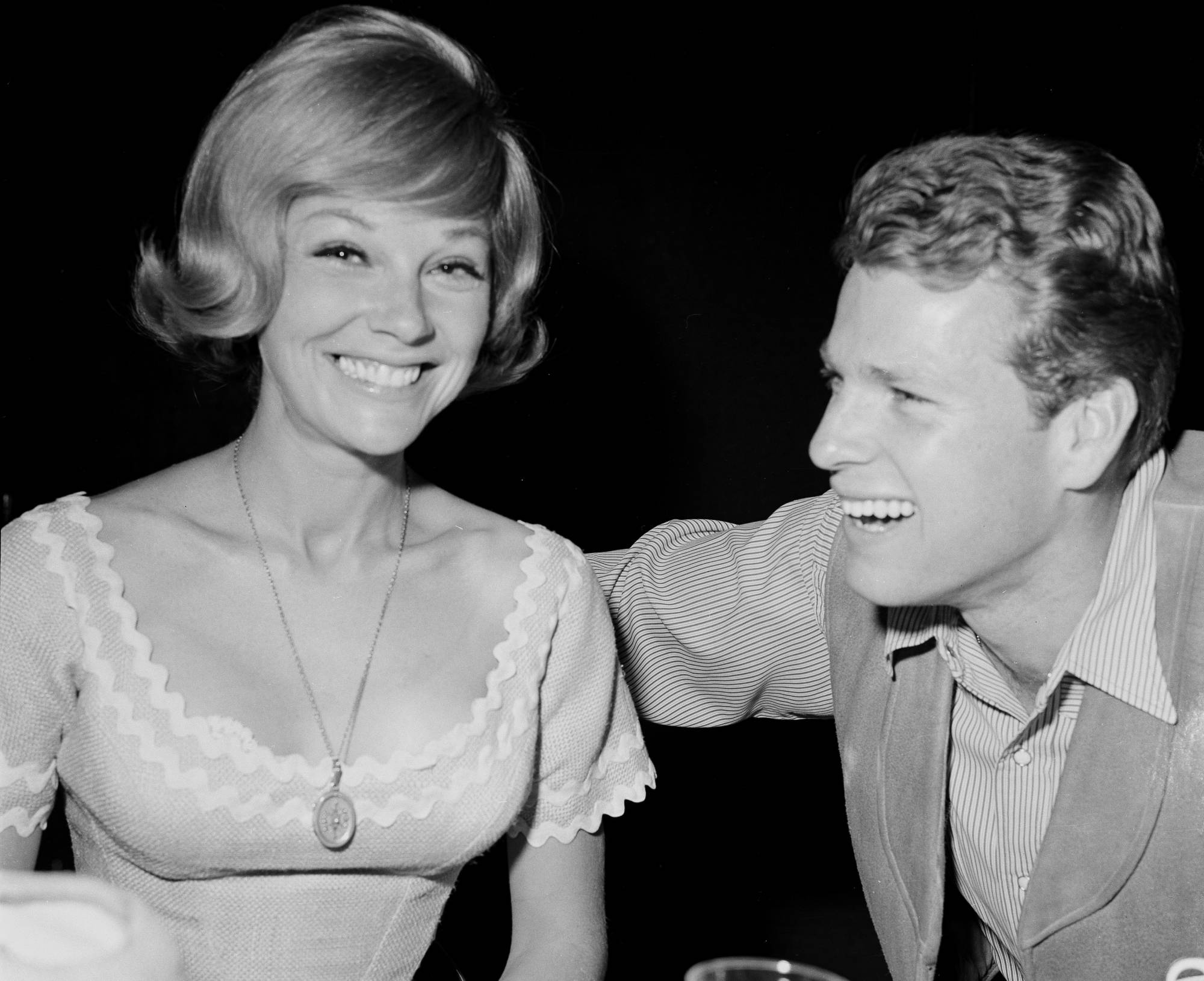 Ryan O'Neal and Joanna Moore