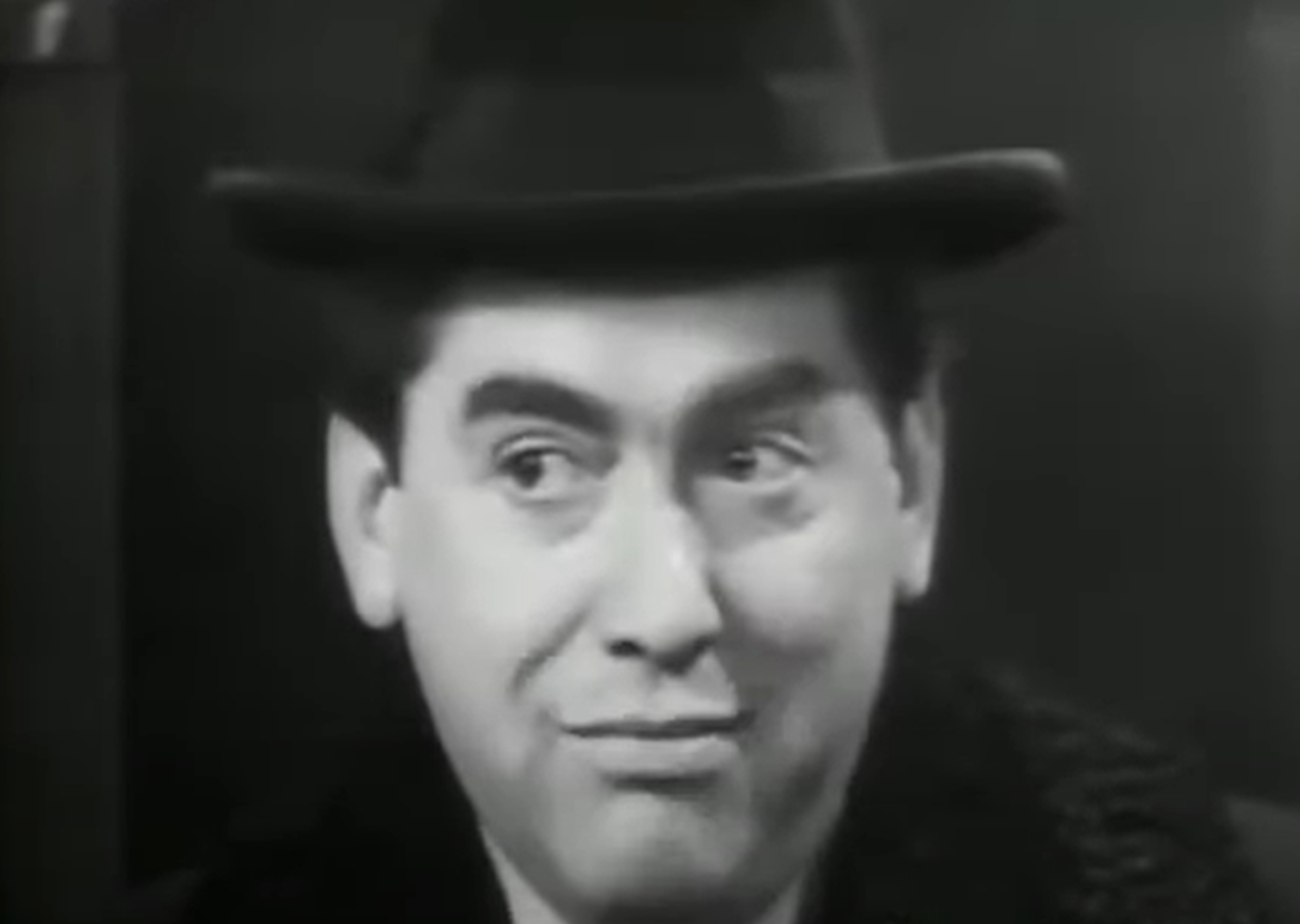 Screenshot of Tony Hancock looking at side - from Hancock's Half Hour (1956–1960)