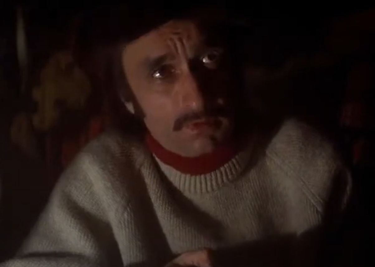 Screenshot of John Cazale looking at front from The Deer Hunter (1978)