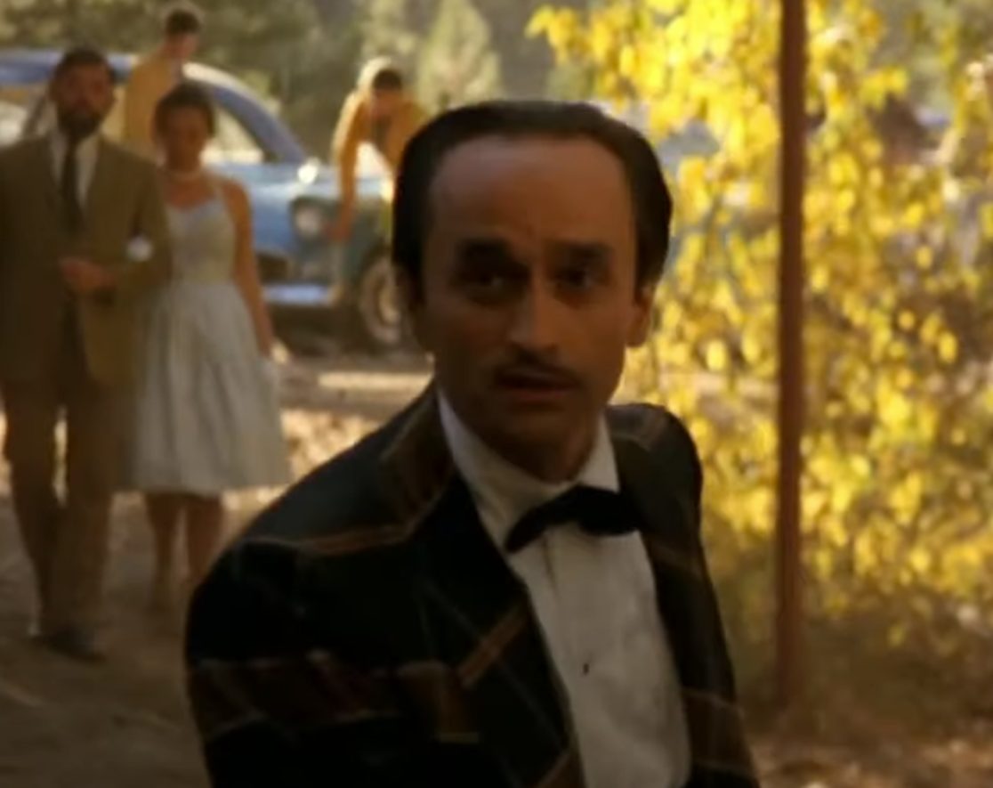 Screenshot of John Cazale looking at front from The Godfather Part II (1974)