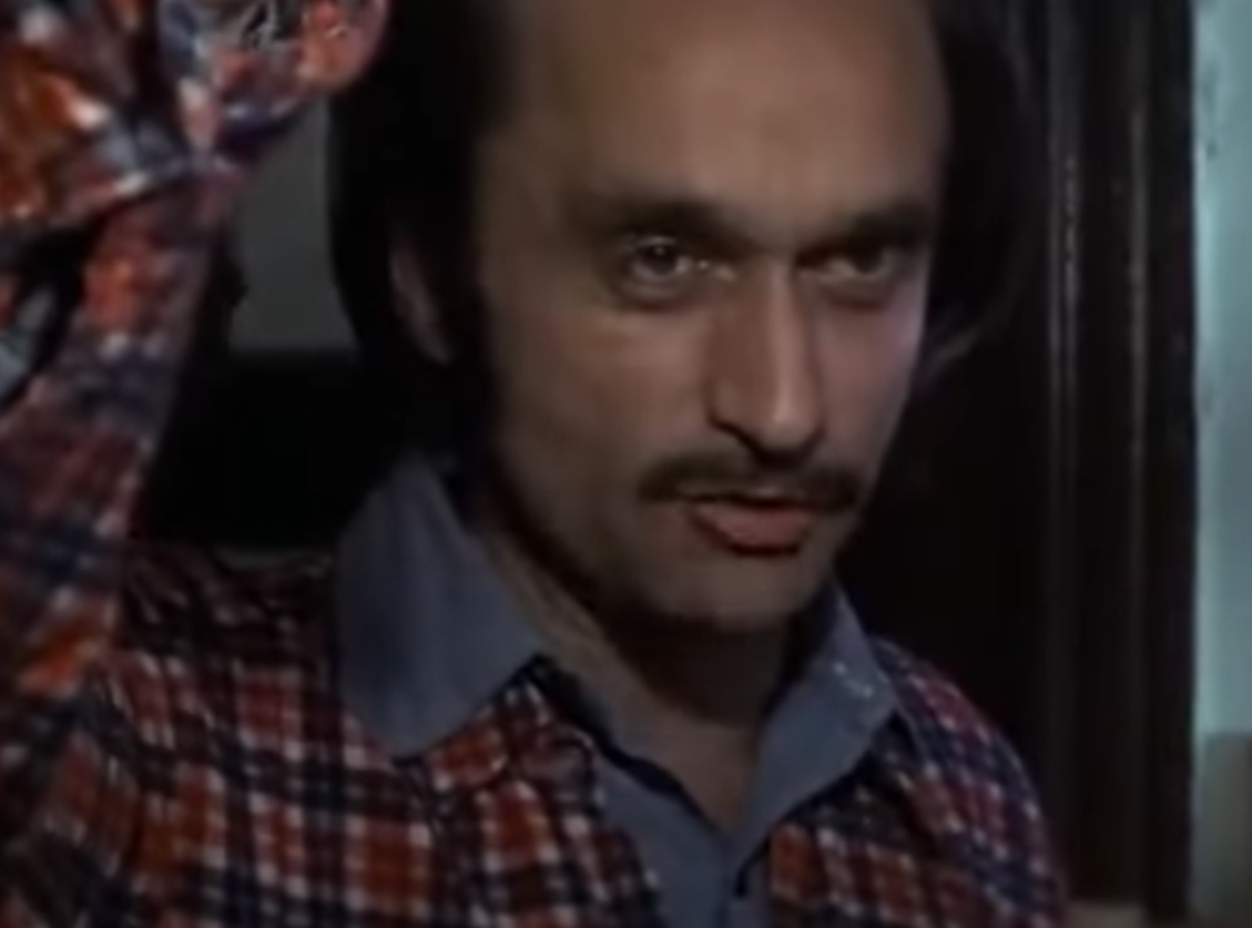 Screenshot of John Cazale looking at front from The Deer Hunter (1978)
