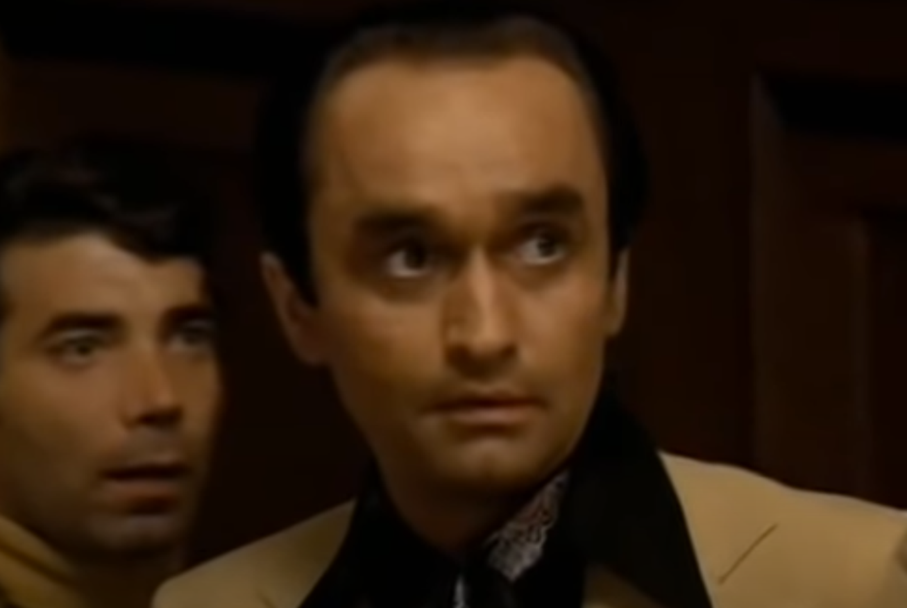 Screenshot of John Cazale looking at front from The Godfather Part II (1974)