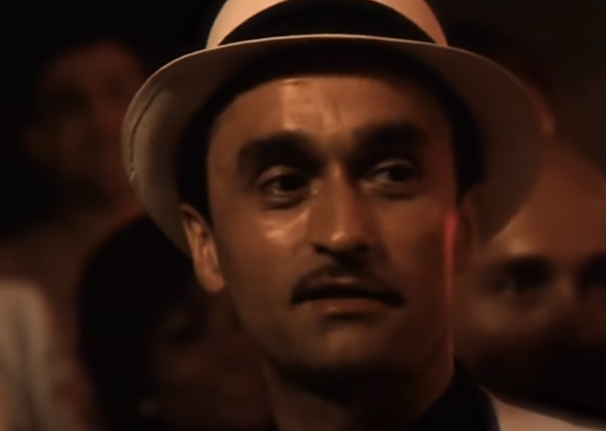 Screenshot of John Cazale looking at front from The Godfather Part II (1974)
