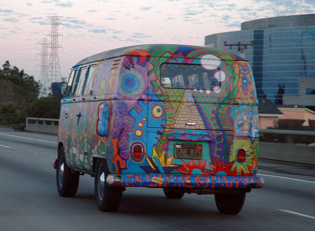Hippie van 