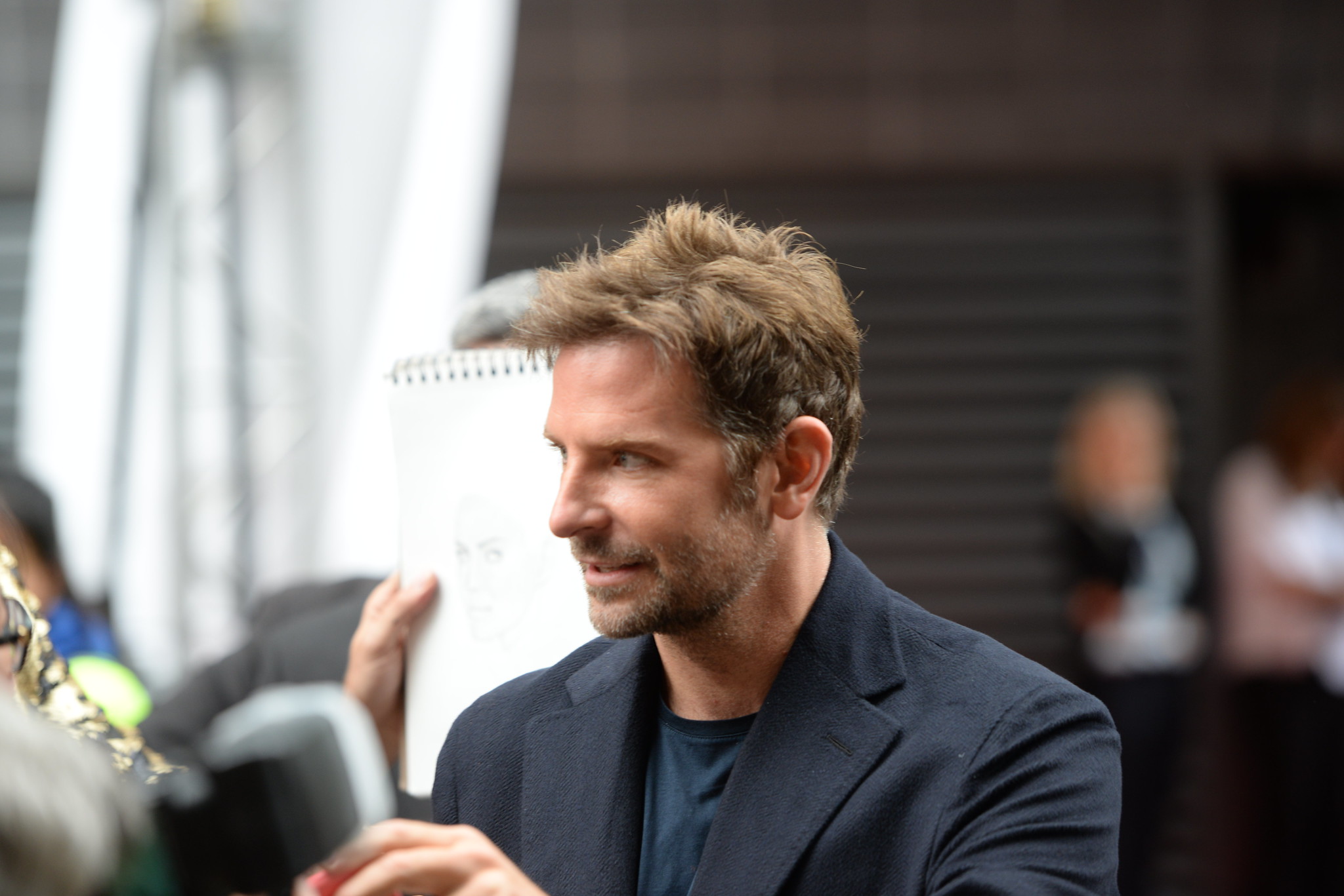 Bradley Cooper in black jacket