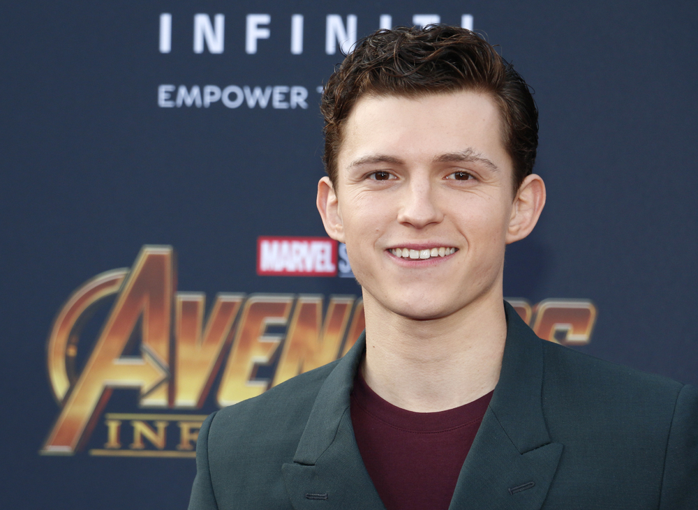 Tom Holland at the premiere of Disney and Marvel's 'Avengers