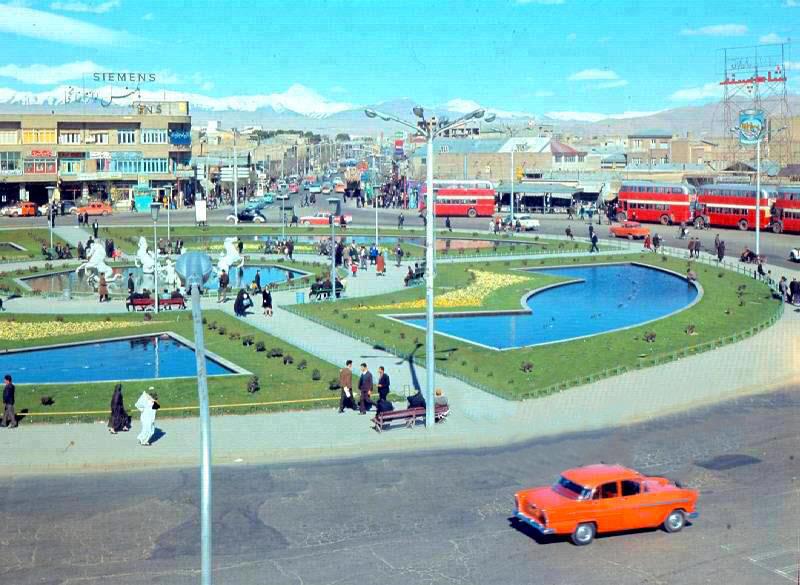 Tehran - Imam Hossein Square (Fawzia Square) 1960S