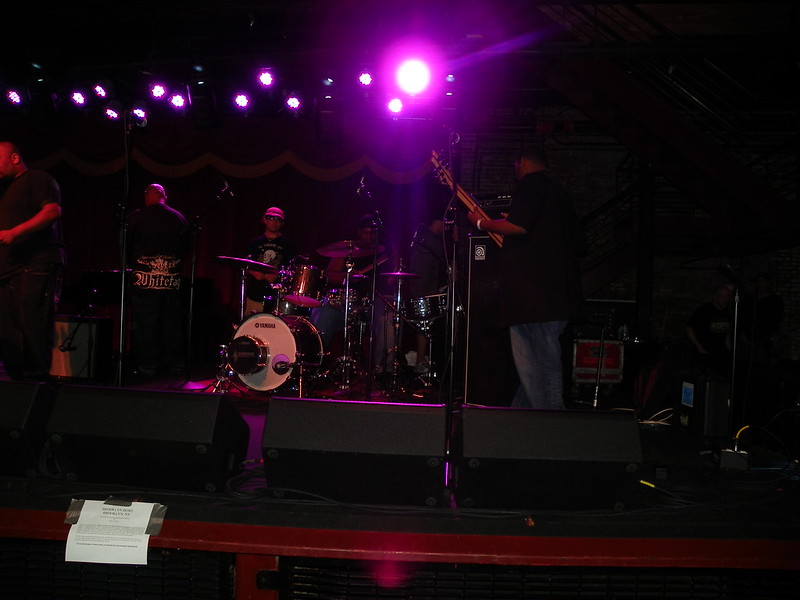 John Legend and The Roots performing on stage at the The Brooklyn Bowl