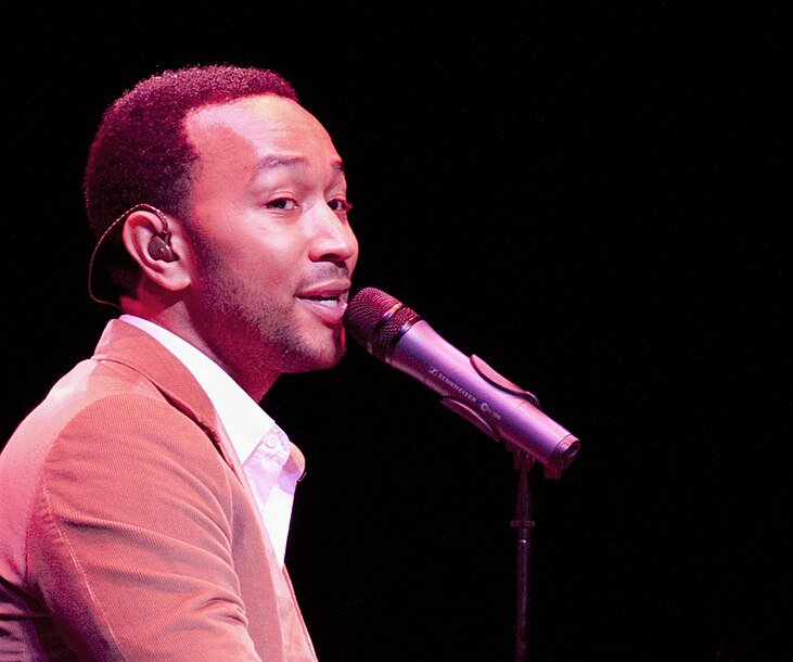 John Legend Entertains Troops In Florida