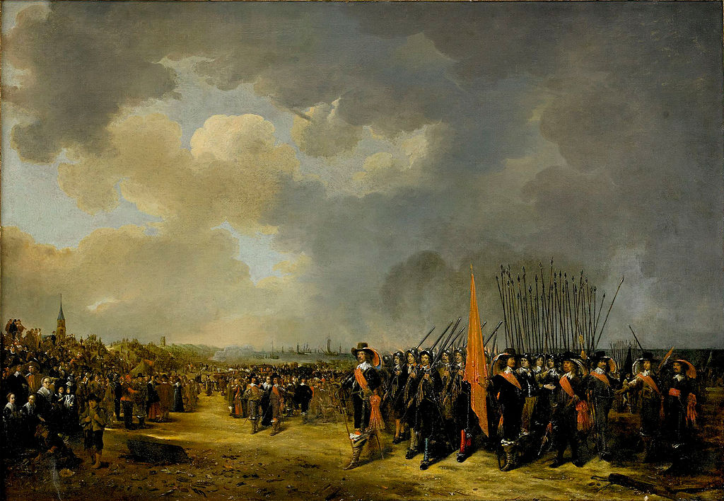 English queen Henrietta Maria in Scheveningen