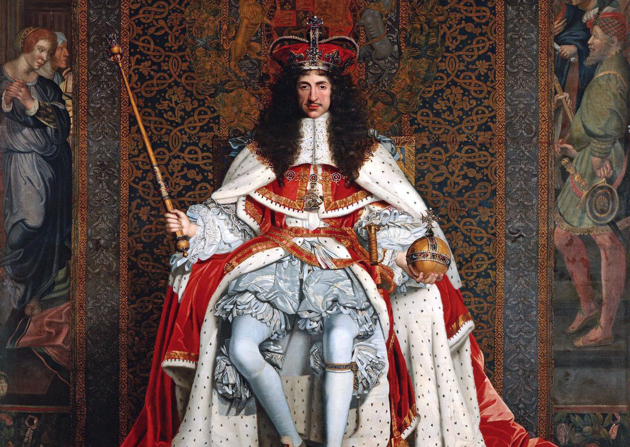Charles II of England in Coronation robes